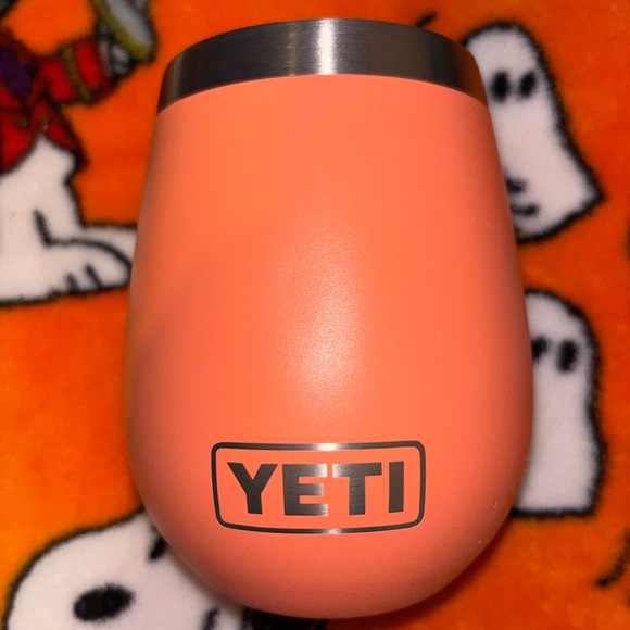YETI Coral Stainless Steel Tumbler W/O lid (used/stained, make an offer!) - Picture 1 of 5
